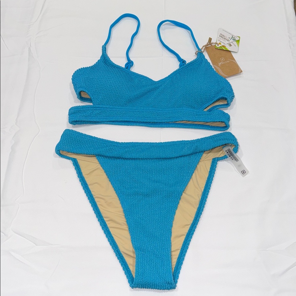 BERLOOK Textured Bikini Set, SMALL